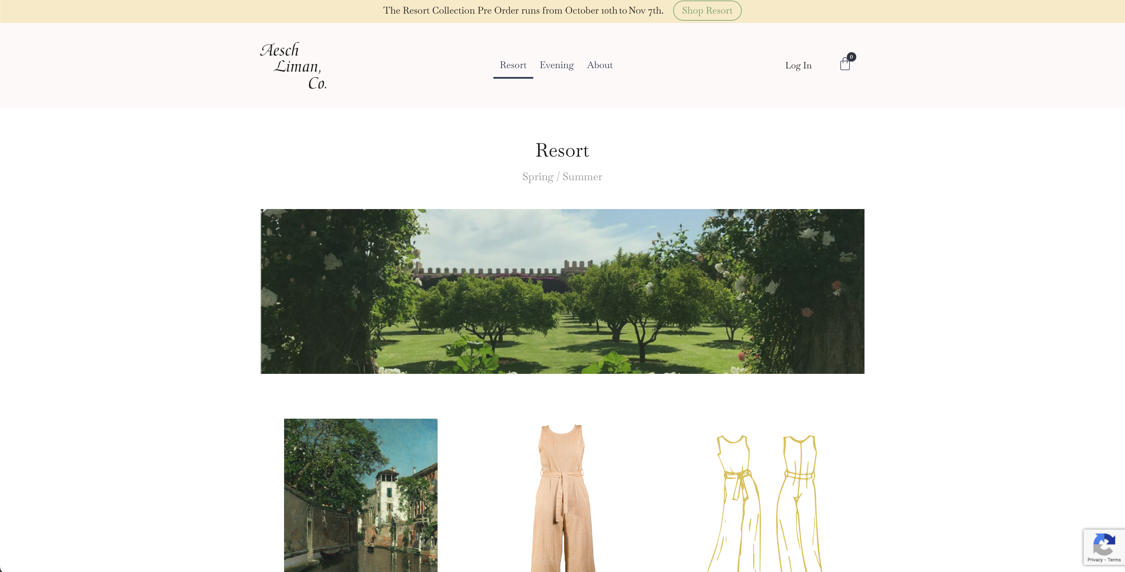 Ecommerce fashion website