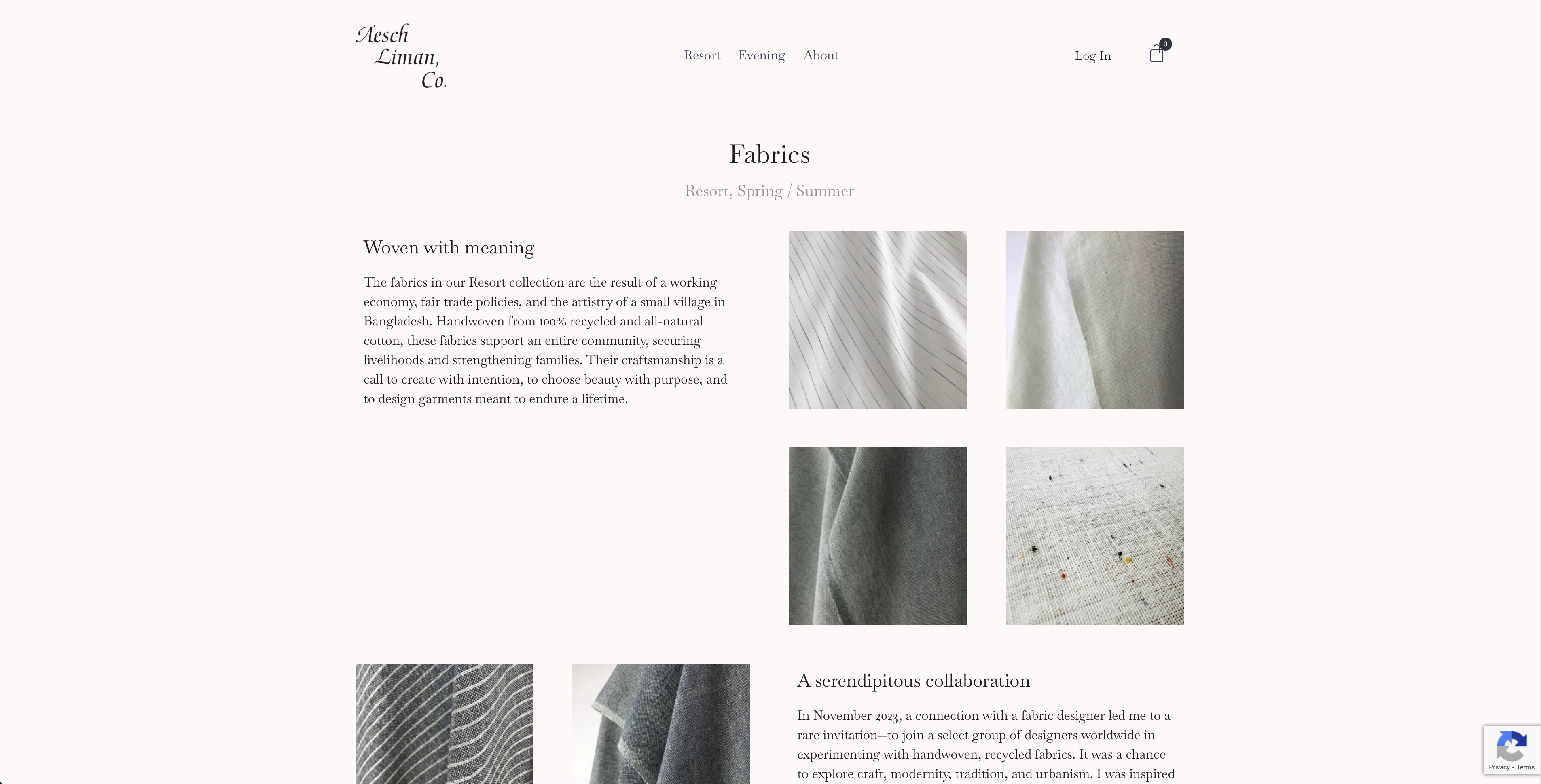 Ecommerce fashion website